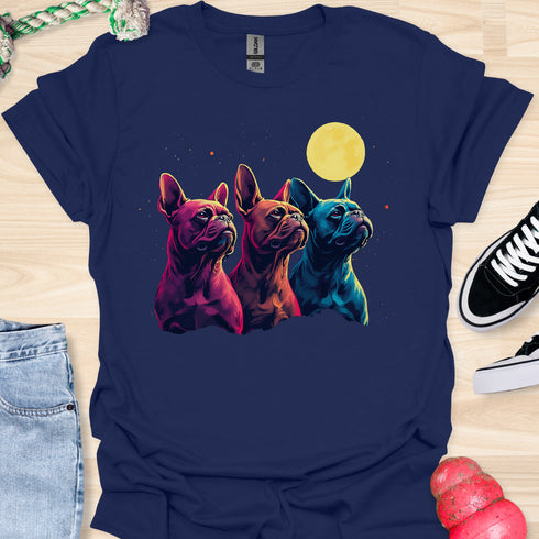 Bulldog & Moon - V1 - Stylish T-Shirt